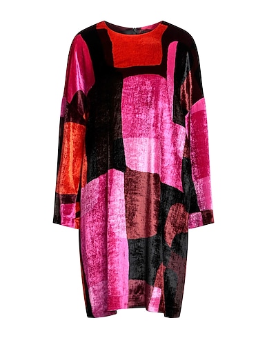 GIANLUCA CAPANNOLO Short dress Fuchsia 82% Viscose, 18% Silk