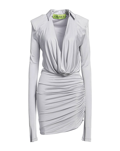 GAUGE81 Midi dress Light grey 100% Viscose