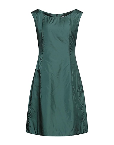 ASPESI Short dress Dark green 100% Polyamide