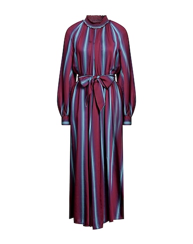 FORTE_FORTE Long dress Purple 87% Lyocell, 13% Silk