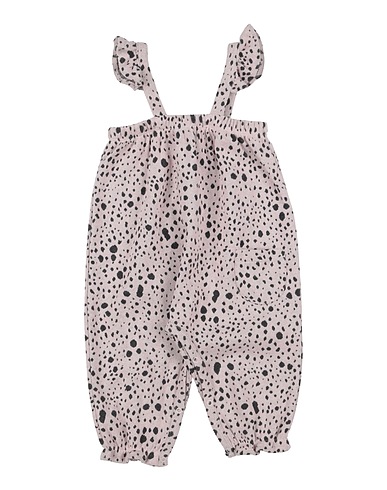 PLAY UP Baby jumpsuit  Light pink 100% Organic cotton