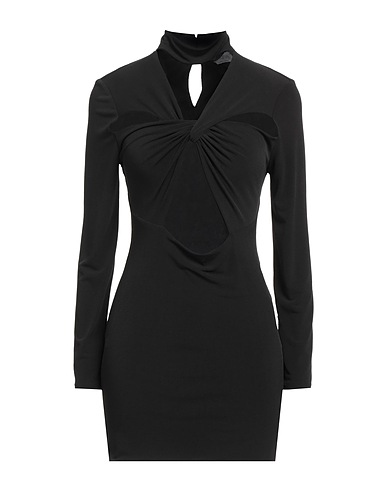 CINQRUE Vestito corto Nero 95% Poliestere, 5% Elastan