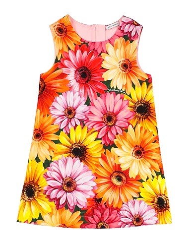 DOLCE&GABBANA Dress Pink 90% Cotton, 10% Elastane
