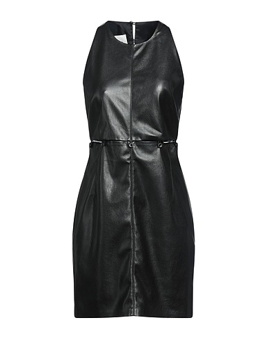 NANUSHKA Short dress Black 60% Polyurethane, 40% Polyester
