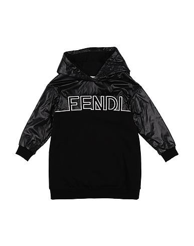 FENDI Vestito Nero 100% Cotone, Poliammide, Elastan