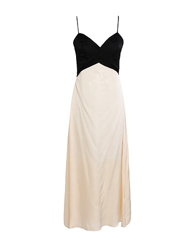 TOPSHOP Midi dress Ivory 100% Viscose