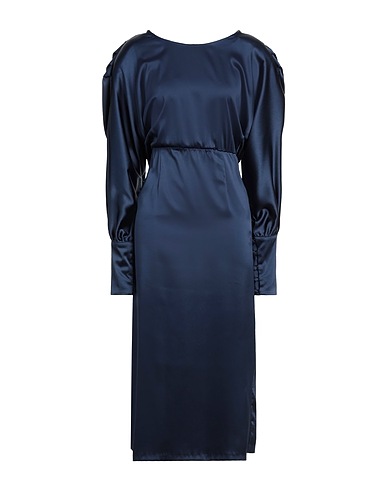 ACTUALEE Midi dress Midnight blue 100% Polyester