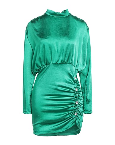 VANESSA SCOTT Short dress Green 100% Polyester