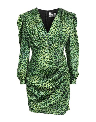 NO SECRETS Short dress Lime green 100% Polyester
