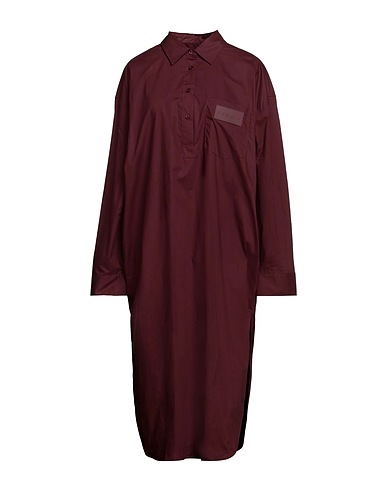 REMAIN BIRGER CHRISTENSEN Midi dress Chocolate brown 100% Organic cotton