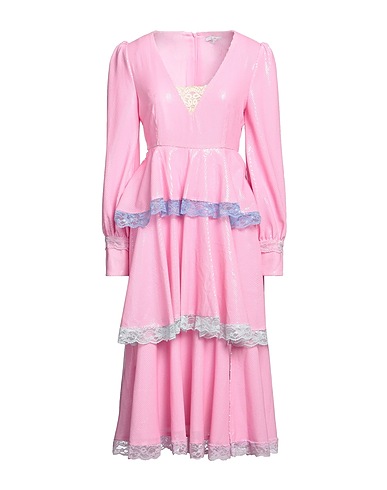 OLIVIA RUBIN Vestito midi Rosa 100% Poliestere