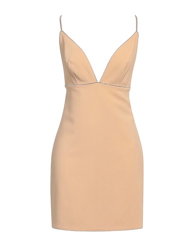 ELISABETTA FRANCHI Tubino Beige 97% Viscosa, 3% Elastan, Poliestere