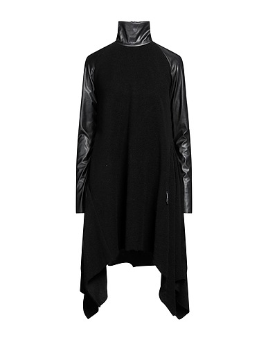 NOSTRASANTISSIMA Short dress Black 54% Acrylic, 24% Virgin Wool, 22% Polyester, Polyurethane