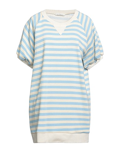LE STREGHE Short dress Light blue 70% Polyester, 23% Cotton, 4% Other Fibres, 3% Acrylic
