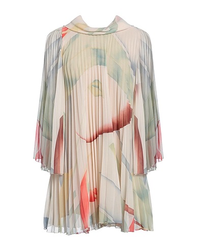 ETRO 미니 원피스 베이지 100% 폴리에스테르