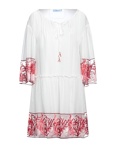BLUMARINE Office dress Cream 100% Cotton