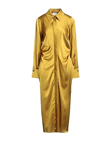 BERNA Vestito chemisier Senape 100% Poliestere