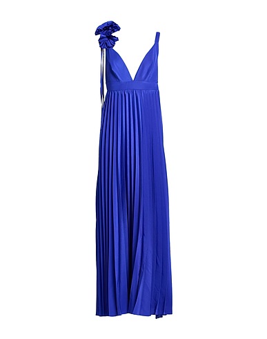 P.A.R.O.S.H. Vestito lungo Blu china 100% Poliestere
