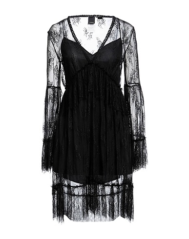 PINKO Short dress Black 63% Polyamide, 37% Viscose, Polyester