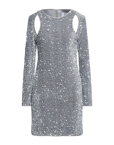 ISABELLE BLANCHE Paris Short dress Grey 100% Polyester