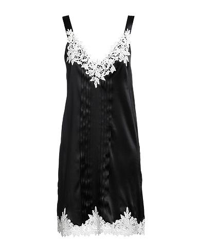BLUMARINE Short dress Black 72% Acetate, 25% Silk, 3% Elastane, Cotton