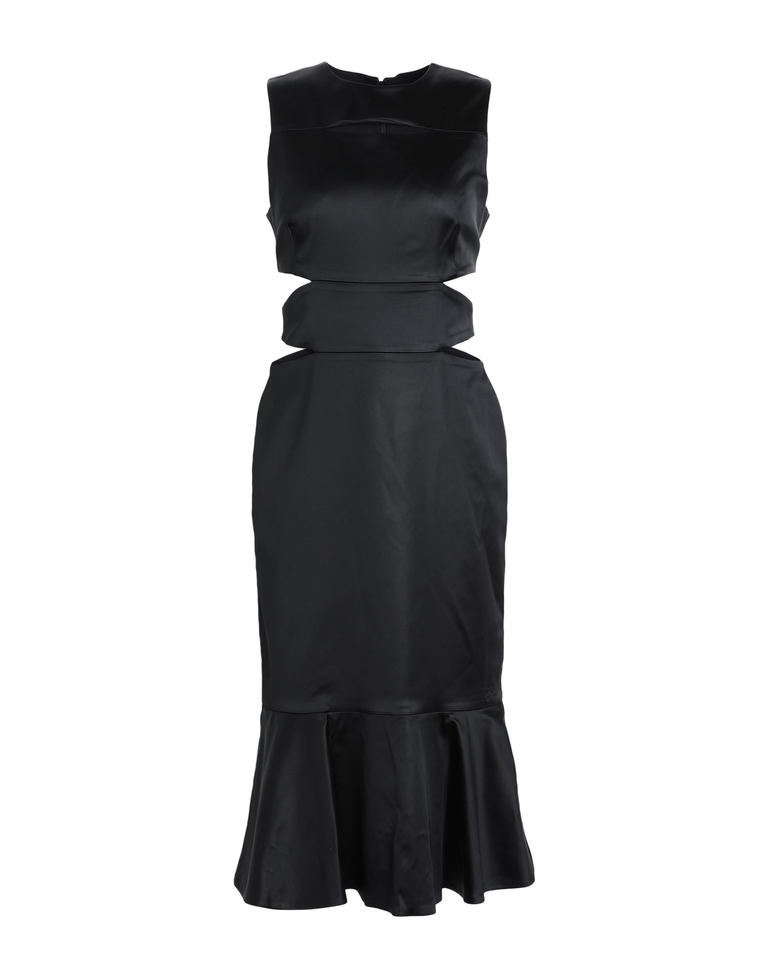 関税送料無料【KARL LAGERFELD】HUN'S PICK DRAPEY DRESS KARL LAGERFELD HUN'S PICK DRAPEY DRESS | Black Women's Midi