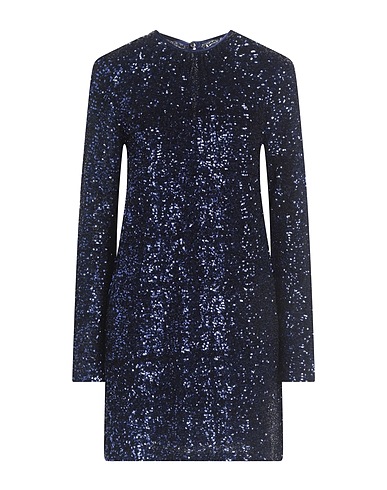 SEMICOUTURE Short dress Midnight blue 100% Polyamide, Polyester