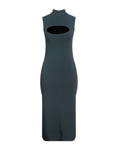 P.A.R.O.S.H. Midi dress Dark green 82% Viscose, 18% Polyurethane