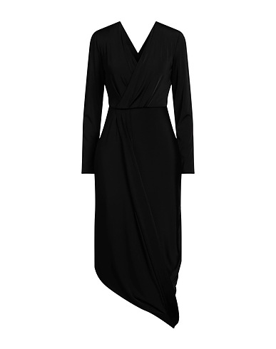 GIORGIO ARMANI Midi dress Black 98% Viscose, 2% Elastane