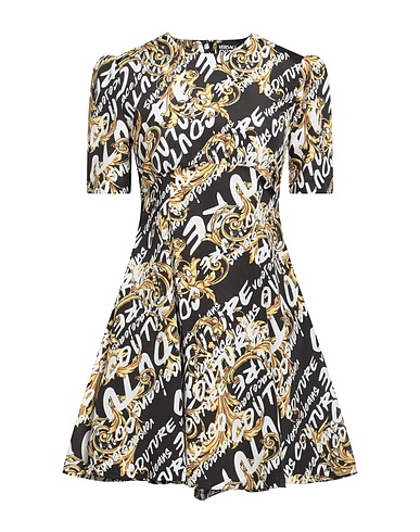 VERSACE JEANS COUTURE Short dress Black 100% Polyester