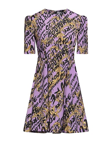 VERSACE JEANS COUTURE Vestito corto Malva 100% Poliestere