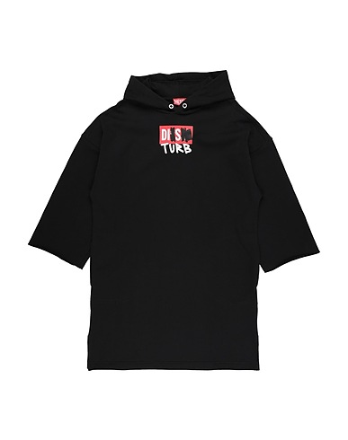 DIESEL ワンピース＆ドレス ブラック コットン 100%