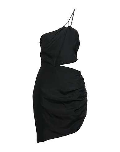 GAUGE81 One-shoulder dress Black 100% Silk