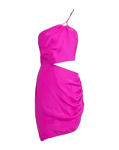 GAUGE81 One-shoulder dress Mauve 100% Silk