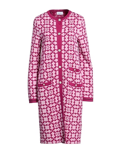 FERRAGAMO Vestito in Maglia Rosa 97% Lana Vergine, 2% Viscosa, 1% Poliestere
