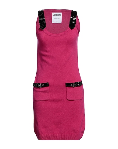 MOSCHINO Knit dress Fuchsia 90% Cashmere, 10% Wool, Polyamide, Elastane, Polyester