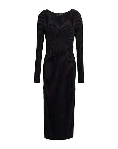 GUESS Midi dress Black 65% Viscose, 35% Polyamide