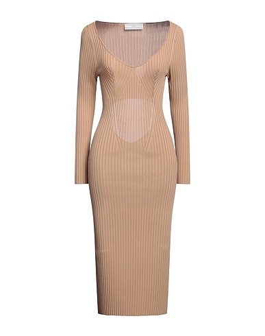 GUESS Midi dress Sand 65% Viscose, 35% Polyamide