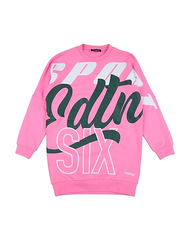 DSQUARED2 Dress Pink 100% Cotton, Elastane