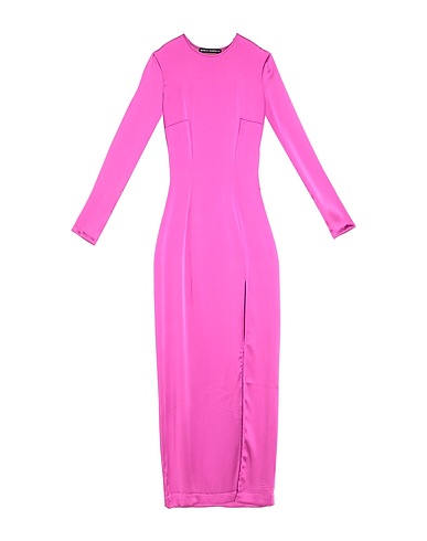 MARCO RAMBALDI Long dress Mauve 64% Acetate, 35% Viscose, 1% Elastane
