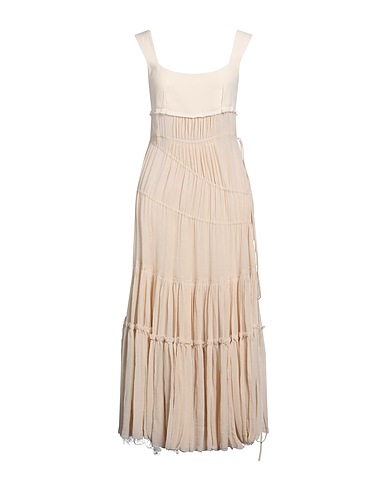 SPORTMAX Midi dress Beige 100% Cotton