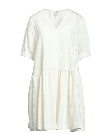 BAUM UND PFERDGARTEN Short dress White 82% Viscose, 18% Polyamide