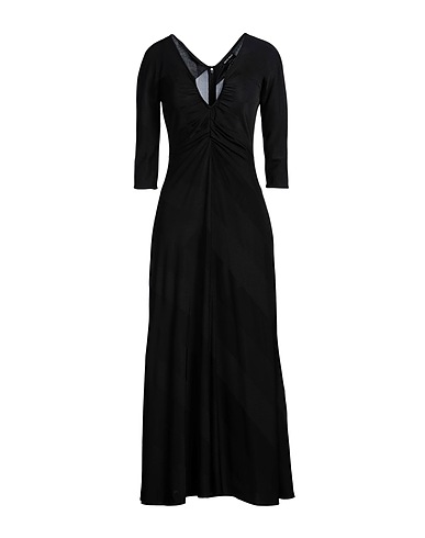 GIORGIO ARMANI Midi dress Black 92% Viscose, 8% Elastane