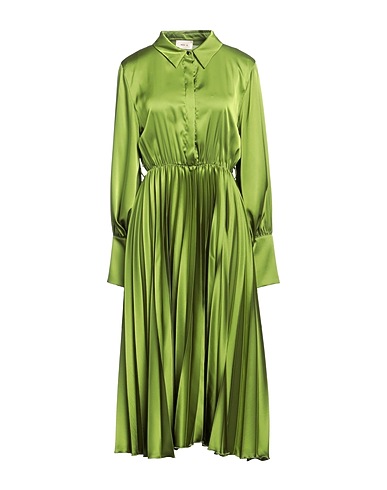 TOY G. Midi dress Military green 97% Polyester, 3% Elastane