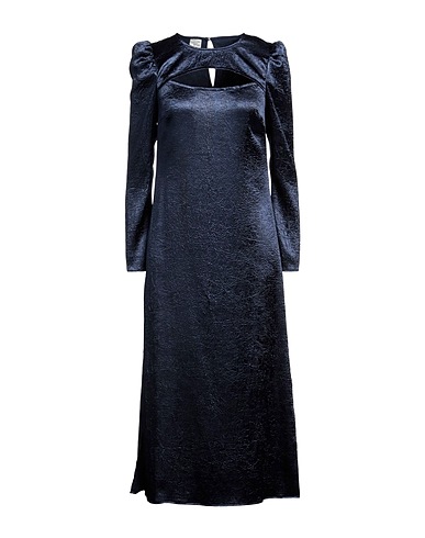BAUM UND PFERDGARTEN Midi dress Navy blue 100% Polyester