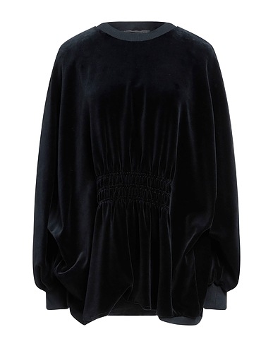 ALBERTA FERRETTI 트레이닝 상의 미드나잇 블루 80% 코튼, 16% 폴리에스테르, 4% 엘라스테인