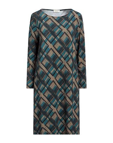 SIYU Short dress Green 95% Viscose, 5% Elastane