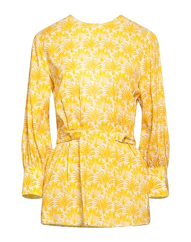 AGLINI Top Yellow 89% Silk, 11% Elastane