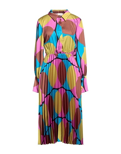 TOY G. Midi-Kleid Malve 100% Polyester