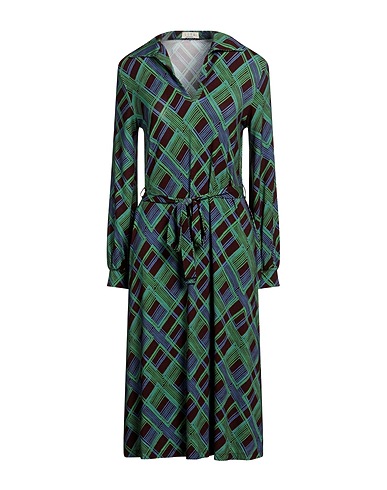 SIYU Midi dress Brown 95% Viscose, 5% Elastane